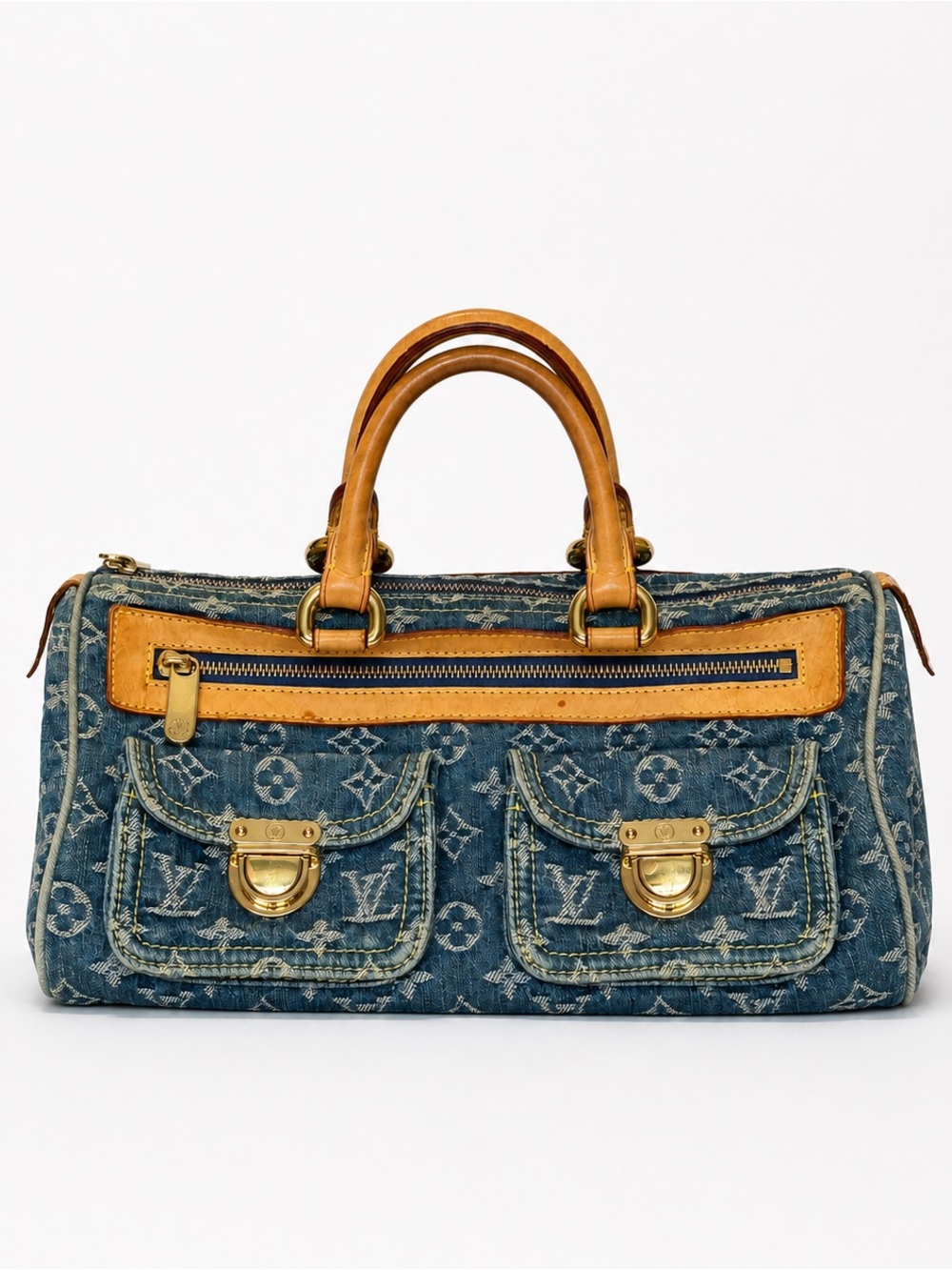2005 Vintage Louis Vuitton Denim Neo Speedy